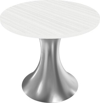 Skutchi Designs, Inc. 34 Small Round Table With Wide Pedestal Base 2 Person Office Table