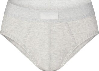 Skims Cotton Mens Brief | Light Heather Grey