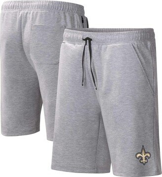 Men's Msx by Michael Strahan Heather Gray New Orleans Saints Trainer Shorts