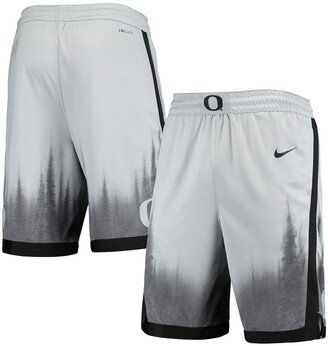 Men's Gray, Black Oregon Ducks Limited Performance Basketball Shorts - Gray, Black