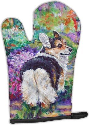 Corgi Garden Path Oven Mitt