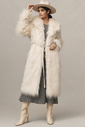 Faux Fur Long Coat Jacket