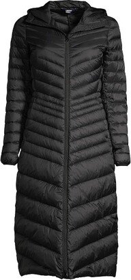 Women's Petite Wanderweight Ultralight Packable Maxi Down Coat - Small - Black