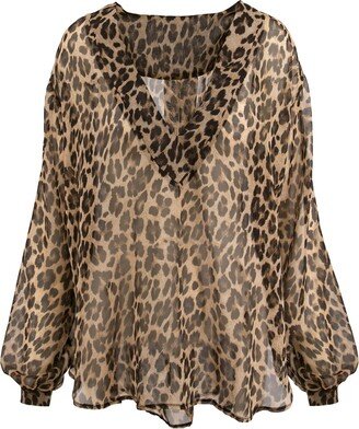 Bluzat Animal Print Blouse