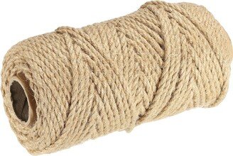 Unique Bargains Jute Twine 5mm, 164 Feet Long Brown Twine Rope for DIY Subjects