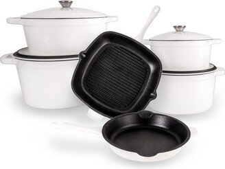 Neo 10 Piece Cast Iron Cookware Set-AA