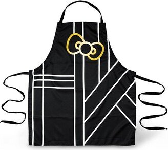 Se7en20 Hello Kitty Pinache Black and Gold Adult Kitchen Apron