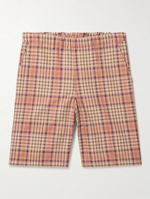 PIACENZA 1733 Checked Cotton Bermuda Shorts