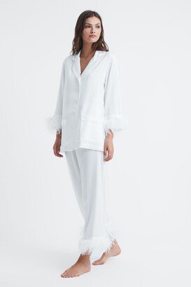 Detachable Feather Pyjama Set-AA