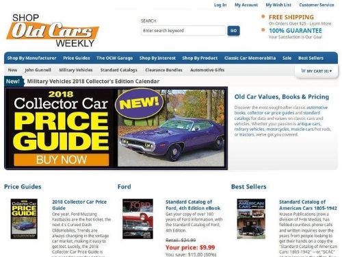 Old Cars Bookstore Promo Codes & Coupons