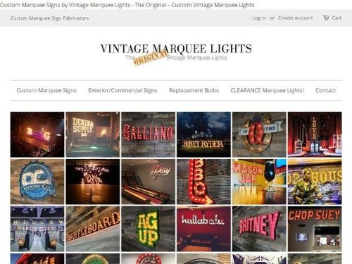 Vintage Marquee Lights Promo Codes & Coupons