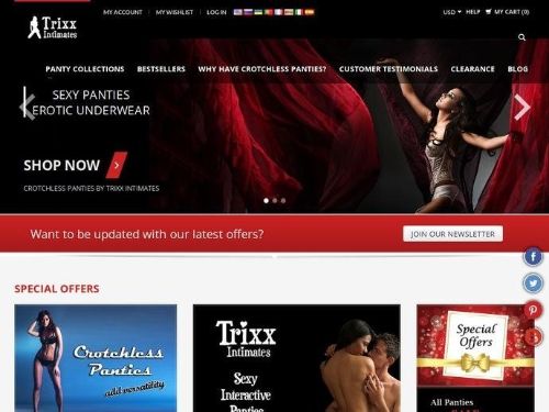 Trixx Intimates Promo Codes & Coupons