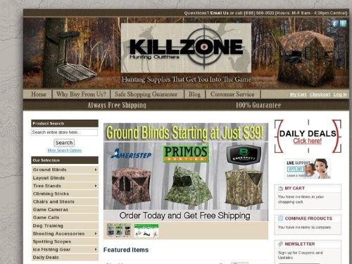 Killzone Hunting Outfitters Promo Codes & Coupons
