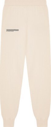 Organic Cotton Knit Track Pants — sand L