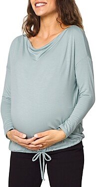 Maternity Drapey Long Sleeve Tee