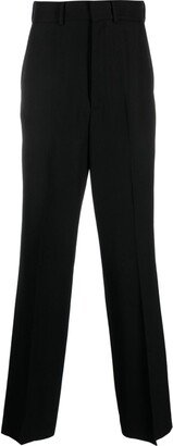 Wide-Leg Wool Trousers-AB