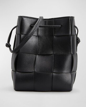 Cassette Intrecciato Leather Bucket Bag