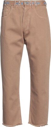 FRONT STREET 8 Cropped Pants Light Brown