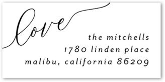 Wedding Address Labels: We Eloped Address Label, White, Address Label, Matte