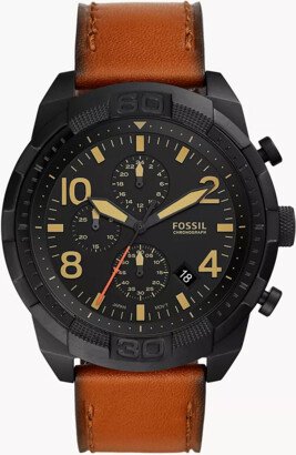 Bronson Chronograph Luggage Leather Watch