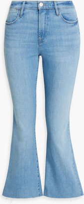 Le Crop Flare high-rise kick-flare jeans