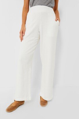 Ivory Recycled Boucle Pants