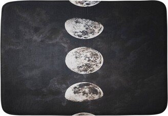 Emanuela Carratoni Mystery Moon Memory Foam Bath Mat Black/White