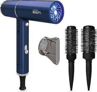 Cortex Beauty AirFold Ionic Foldable Dryer & 2-Piece Blowout Brush Set-AA