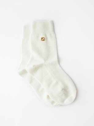 Interlocking-g Cotton-blend Socks-AA