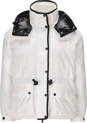 Buttoned Long-Sleeved Down Jacket