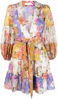 Pattie floral-print dress