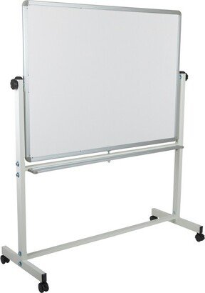 HERCULES Series 53W x 62.5H Double-Sided Mobile White Board with Pen Tray