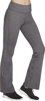 GO WALK High Waisted Flare Pants (Gray) Women's Casual Pants