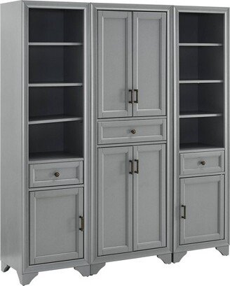 3pc Tara Pantry Set - Pantry and 2 Linen Cabinets