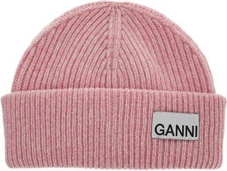 Logo Patch Beanie Hat-AA