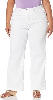 Royalty For Me Women's Plus Size High Rise Wide Leg Sustainable Jean