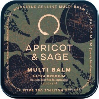 Huckstle Apricot & Sage Multi-Balm- Premium Skin and Hair Conditioner, 1.5 oz