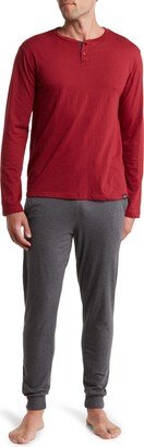 Long Sleeve Henley & Joggers Pajamas