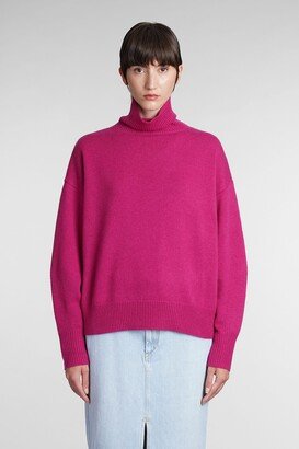 Aspen Knitwear In Fuxia Cashmere