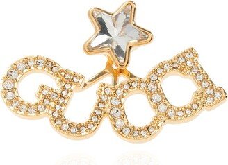 Embellished Logo Star Single Earring