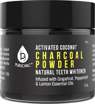 Activated Coconut Charcoal Powder Natural Teeth Whitener