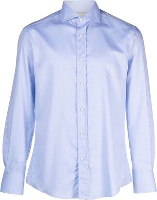 Long-Sleeved Cotton Shirt