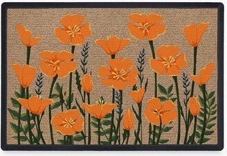 Poppy Fields Doormat