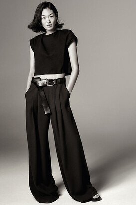 The Avery Pleated Wide-Leg Trousers by Pants-AA