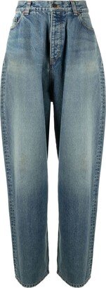 High-Rise Wide-Leg Jeans-BF