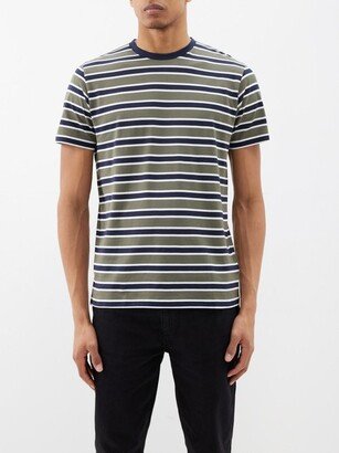 Striped Cotton-jersey T-shirt