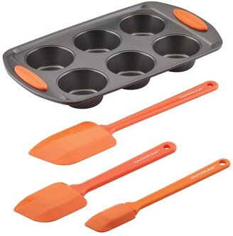 Yum-o! 4-Pc. Bakeware Oven Lovin' Nonstick Muffin and Cupcake Making Set