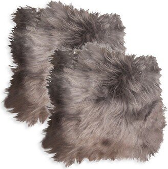 Natural 2-Piece Icelandic Sheepskin Chair Pad Set