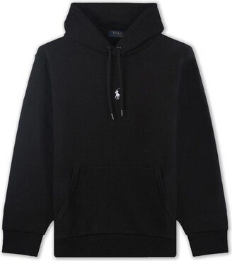 Logo Embroidered Drawstring Hoodie-AP