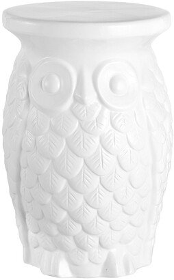 Groovy Owl 17.5In Garden Stool-AA